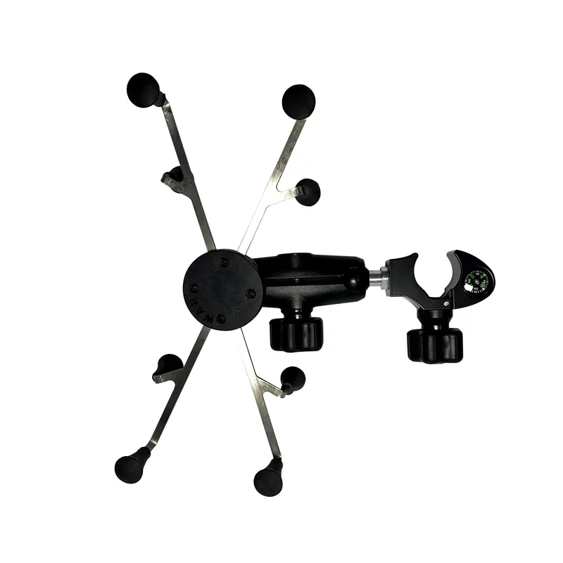 Universal Tablet & Phone Holder – universal tablet and phone holder on pole clamp